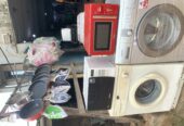 AC, Washing Machine, Microwave, Airfryer, Fridge
