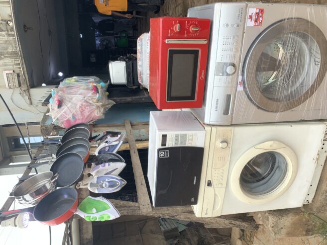 AC, Washing Machine, Microwave, Airfryer, Fridge