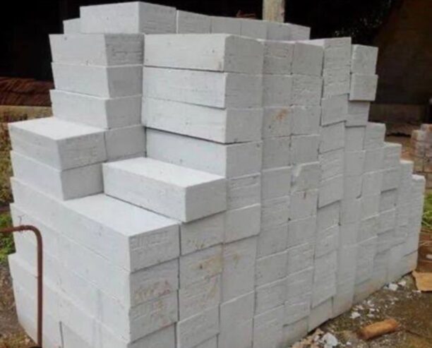 Brick seller in Lagos Nigeria