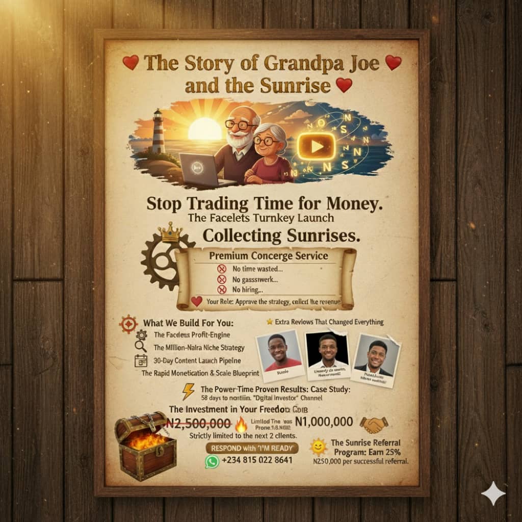 🔥 We build and launch your self-sustaining, 7-figure YouTube machine.