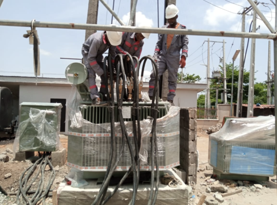 Procurement and installation of transformers